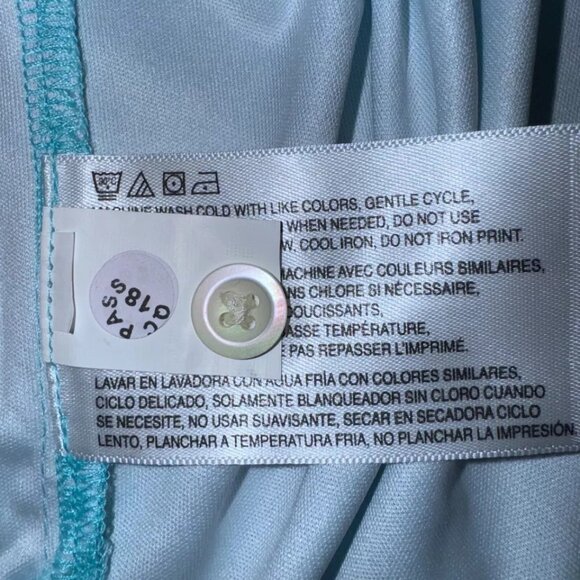 Men's Polo Large Green Greg Norman ML75 Short Sleeve 3 Buttons Shirt Golf - Picture 9 of 9